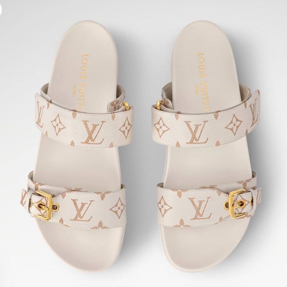 Louis Vuitton Cream Sandals - Picture 3 of 3